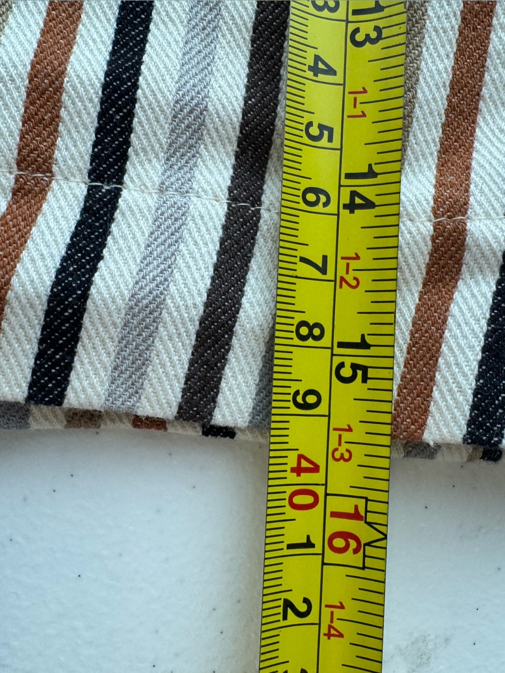 Altar’d State Striped Button Front Mini Skirt Size S Neutral Preppy - Picture 5 of 8
